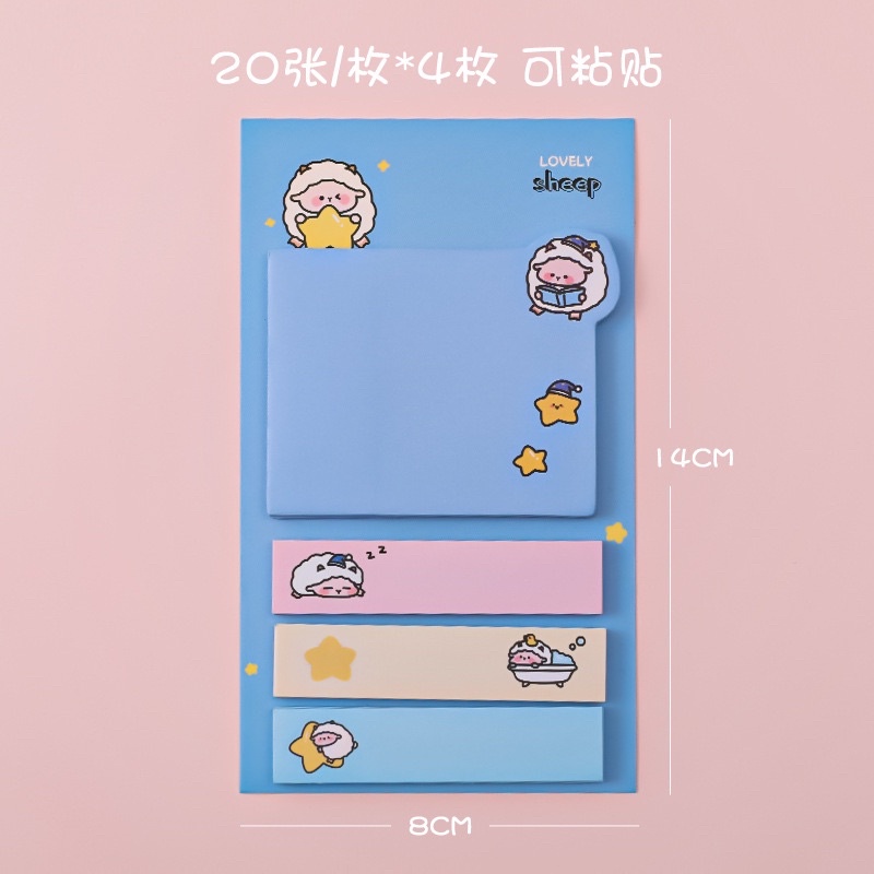 Giấy note giấy đánh dấu trang cute dễ thương