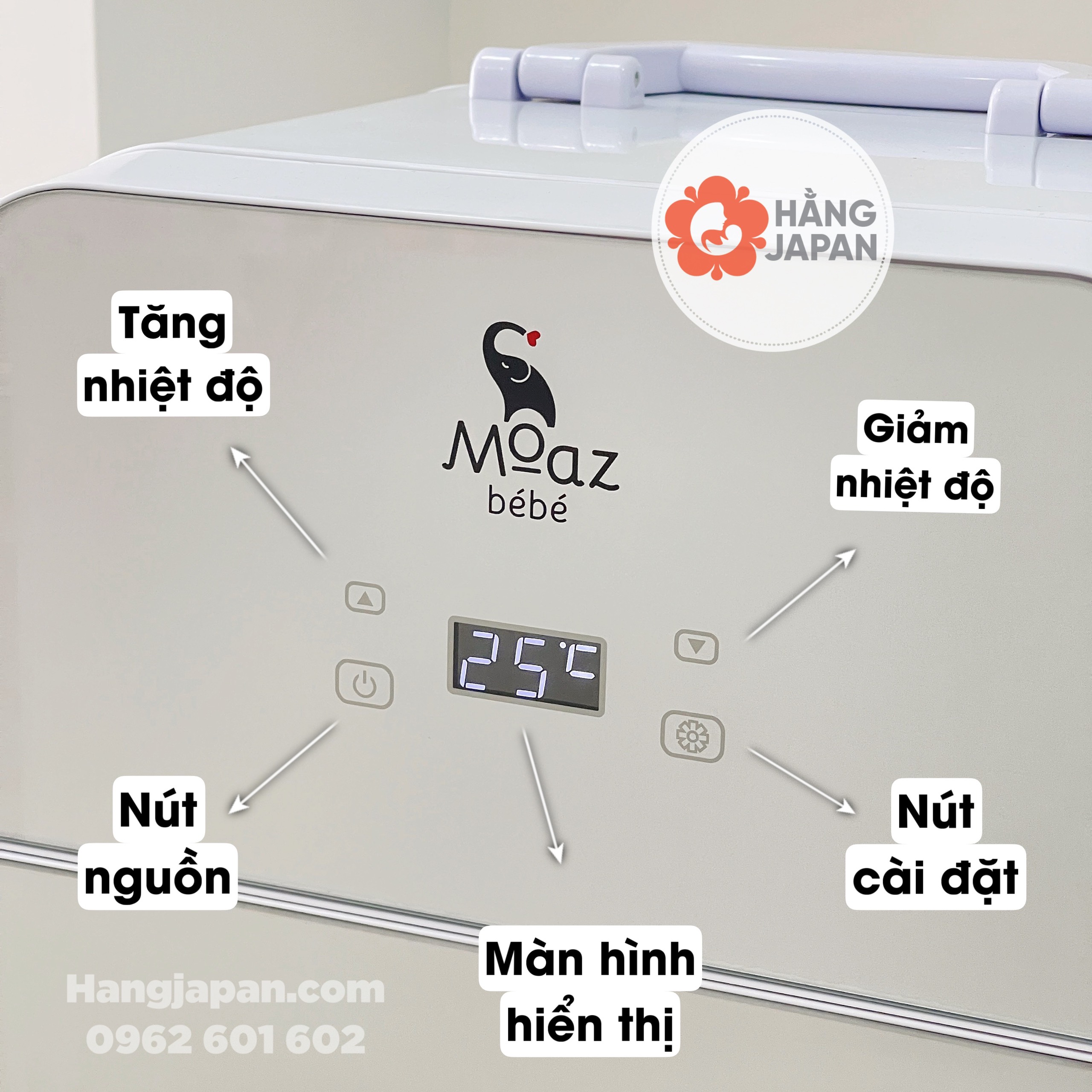 Tủ lạnh mini Moaz bebe MB-085 22 Lít