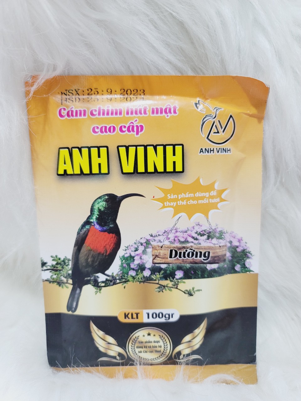Cám Hút Mật Anh Vinh 100gr - Giúp Lên Màu Đẹp