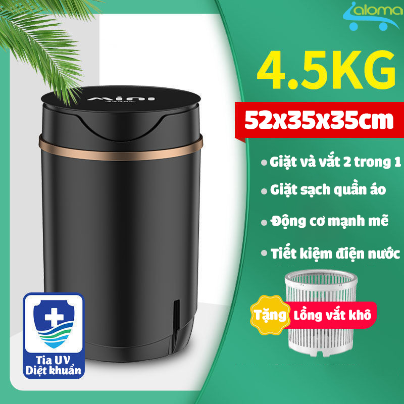 Máy giặt mini bán tự động DEKE XPB-10 giặt đảo chiều cực sạch cho sinh viên - giặt đồ cho bé - giặt đồ trắng - giặt đồ lót