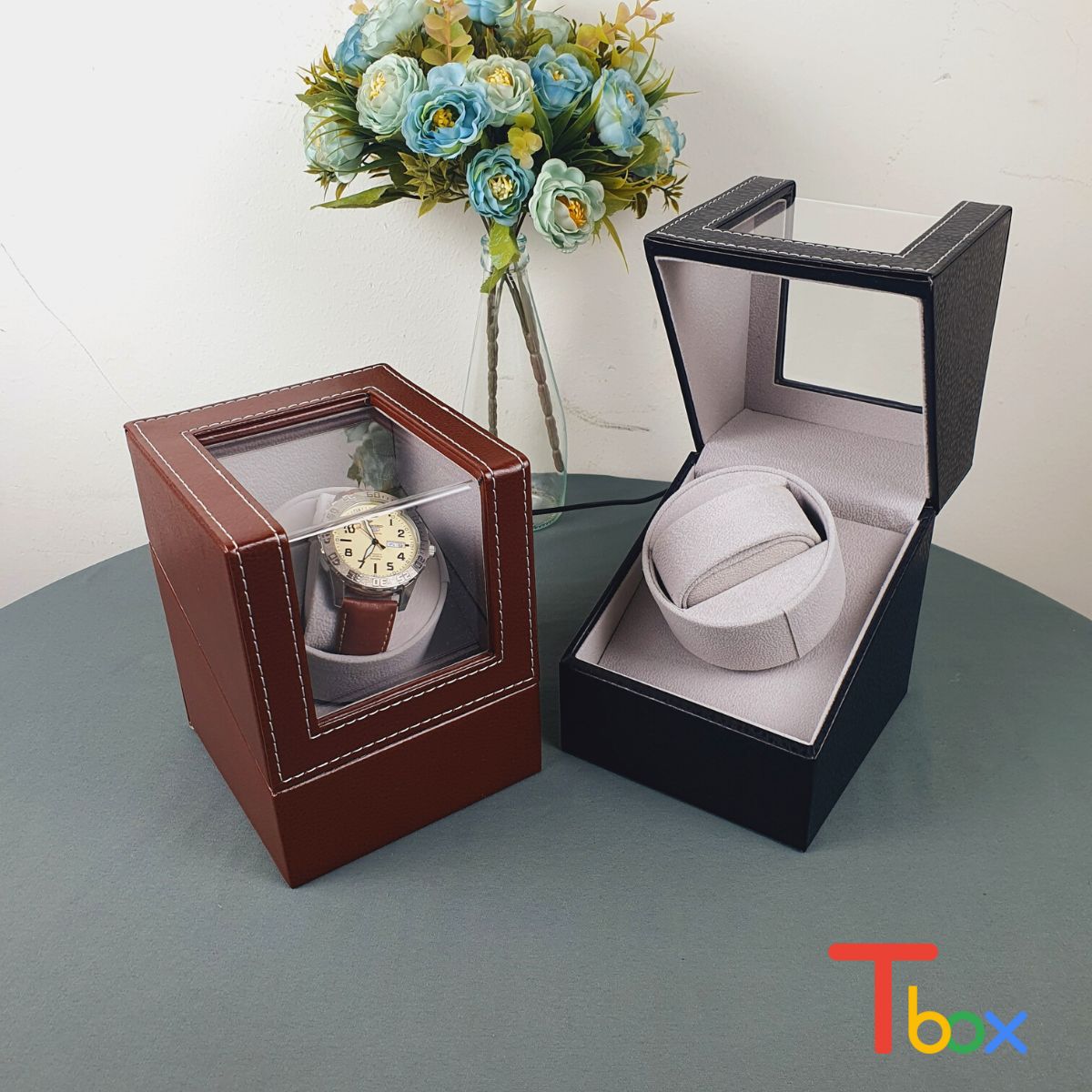 Hộp đựng đồng hồ cơ 1 xoay tự động