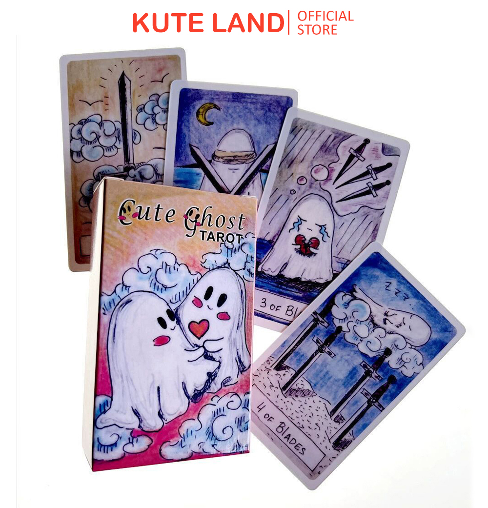Bộ bài cute ghost tarot 78 lá bài