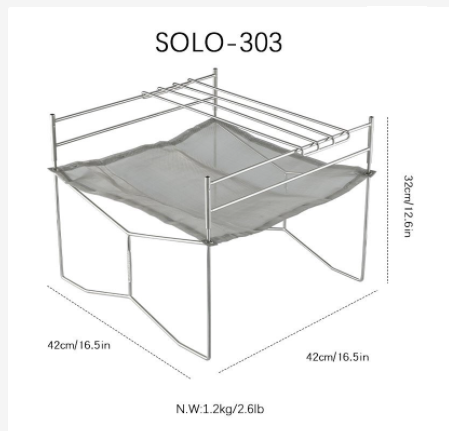 Bếp củi gấp gọn campingmoon solo-303/ solo-202
