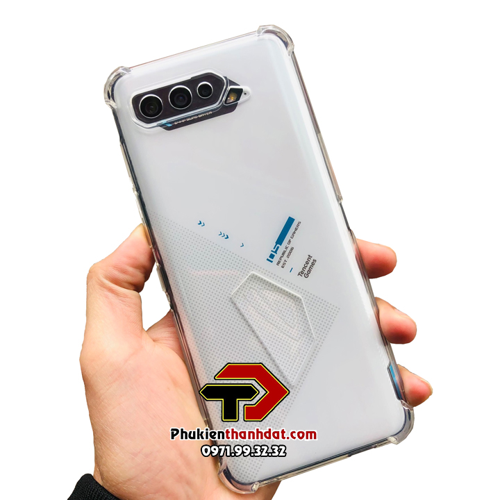 Ốp lưng asus rog phone 3, rog phone 5 trong suốt chống sốc