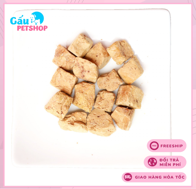 Thịt sấy lạnh KITCAT Freezebites cho chó mèo 15g