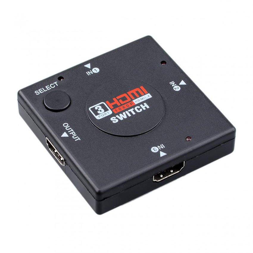 Bộ gộp HDMI 3 cổng vào 1 cổng ra (Đen)