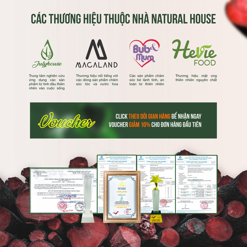 Tinh dầu Hoàng Đàn Julyhouse 10ml