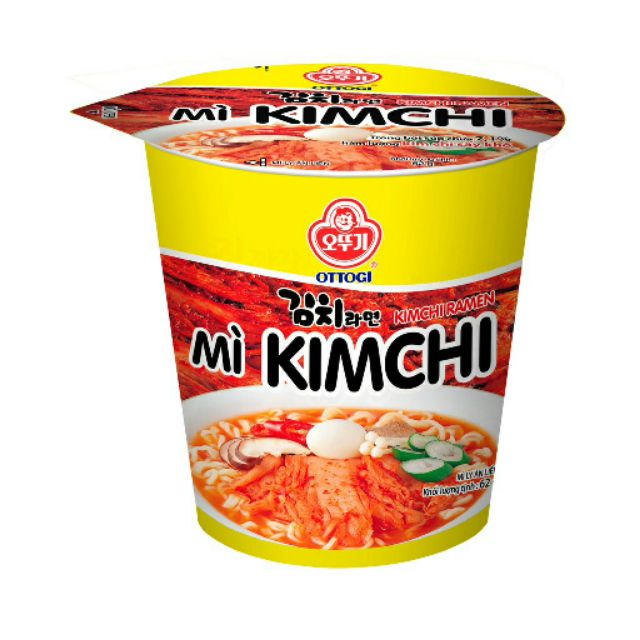 Combo 6 ly - Mì Kim Chi ly 62g