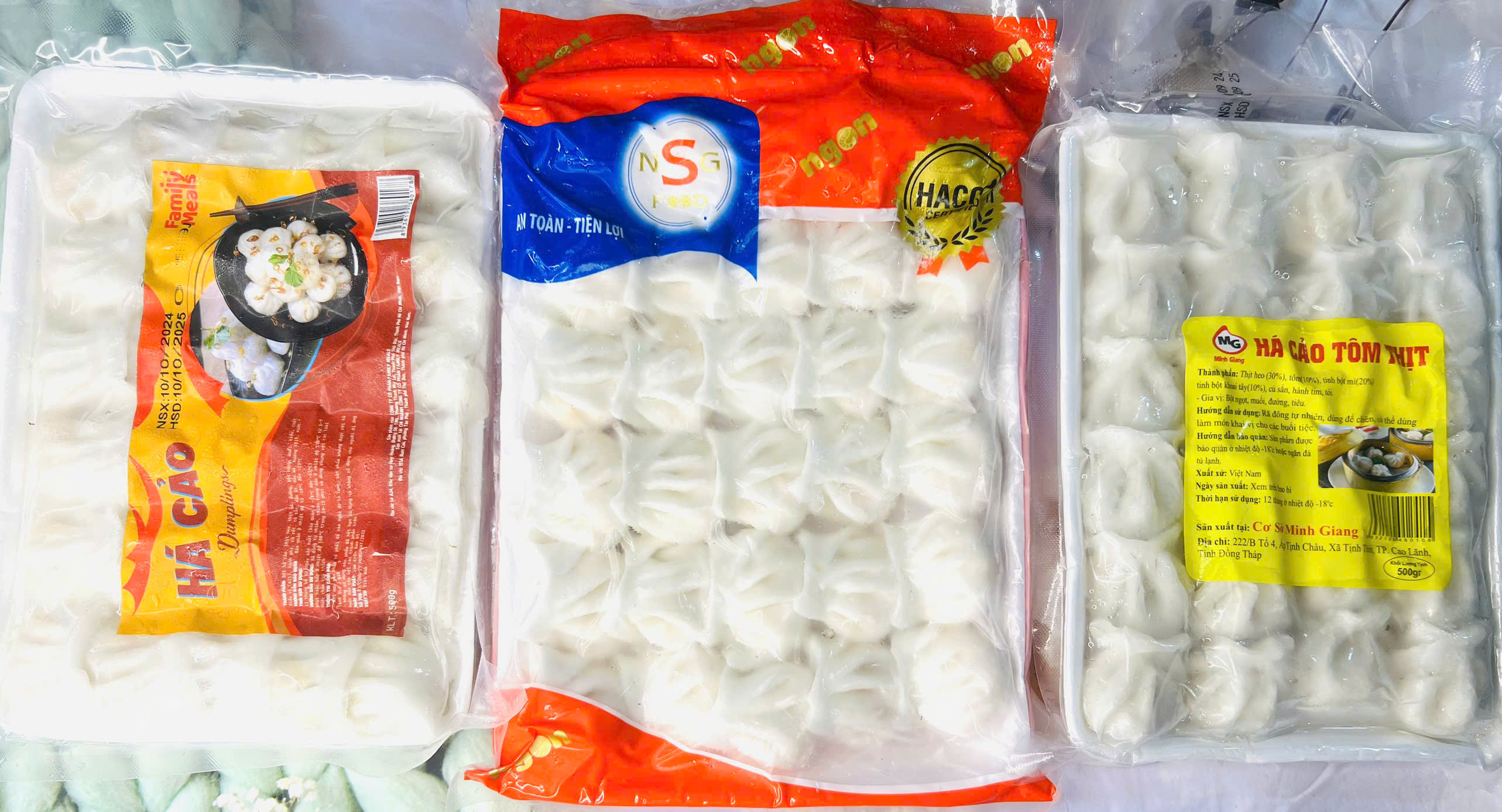 Khay 500g Há Cảo Nhân Thịt