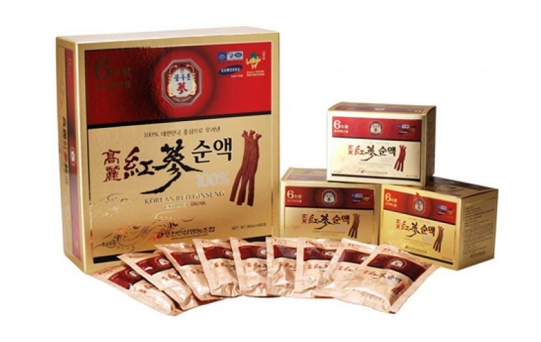 [HCM]Nước hồng sâm nguyên chất Pocheon 100% (Hộp 30 gói)
