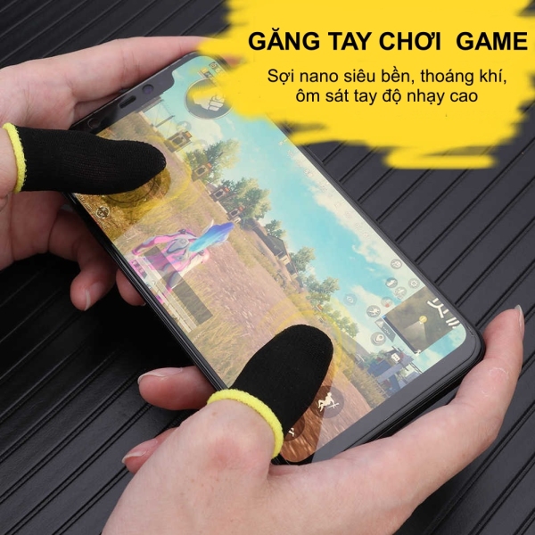 Găng tay chơi game bằng điện thoại cảm ứng dành cho nam và nữ, bao tay chơi gamer ff, pubg, liên quân, bao tay chơi game khô thoáng, không bốc mùi và chống ra mồ hôi