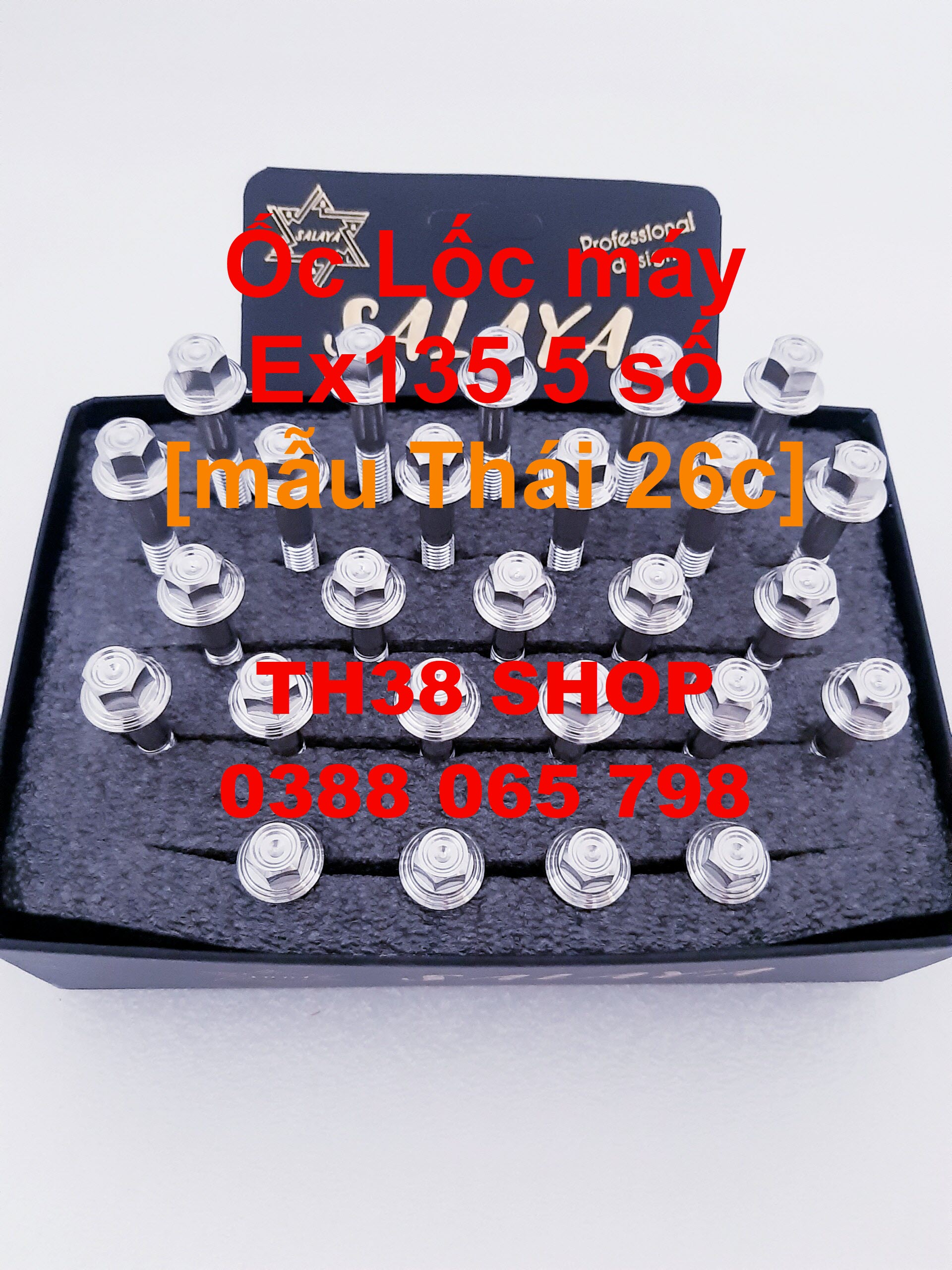 ốc lốc máy ex 135 5 số salaya [26c mẫu thái]