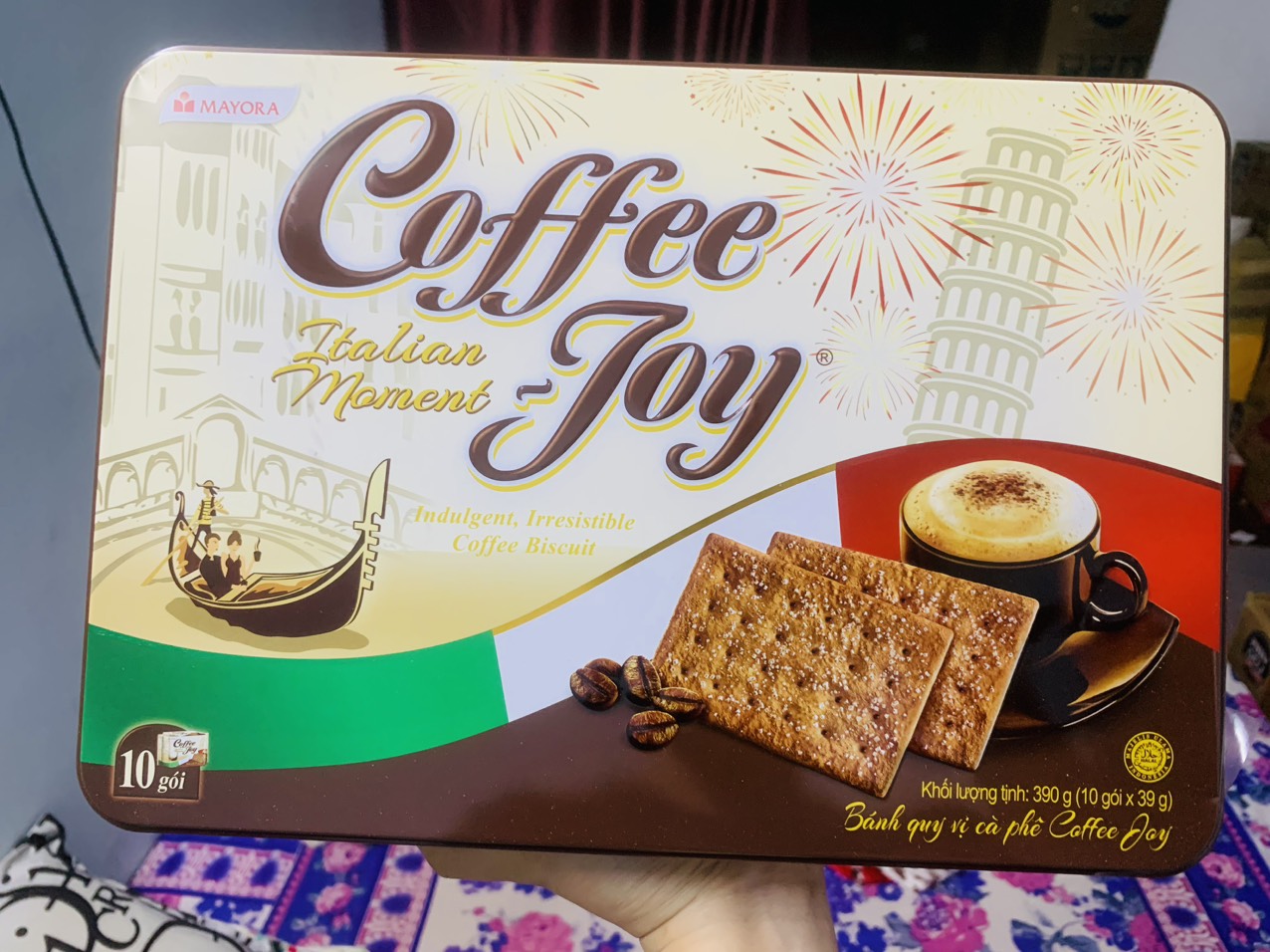 Bánh Coffee Joy 450g (Hộp thiếc)