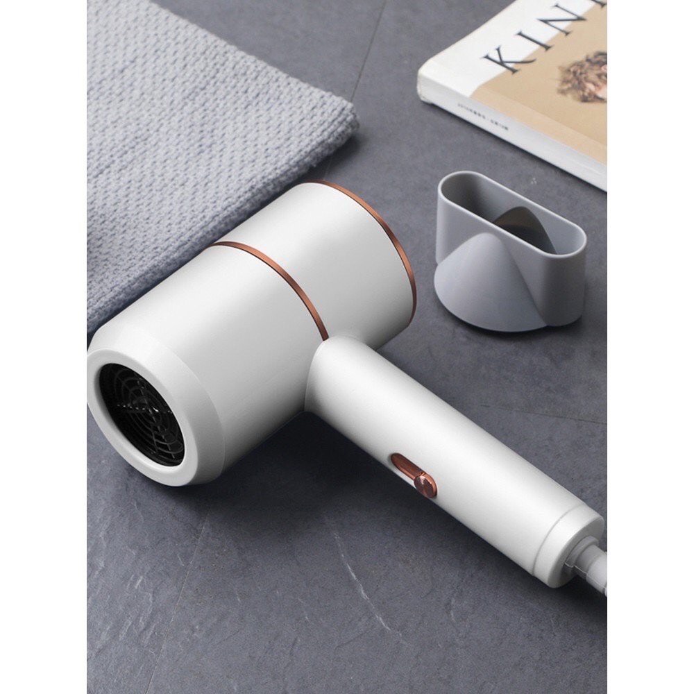 Máy sấy tóc công suất lớn, máy sấy tóc mini 2 chiều nóng lạnh với 3 chế độ sấy, uốn, tạo kiểu với chức năng tạo ion Panoramic