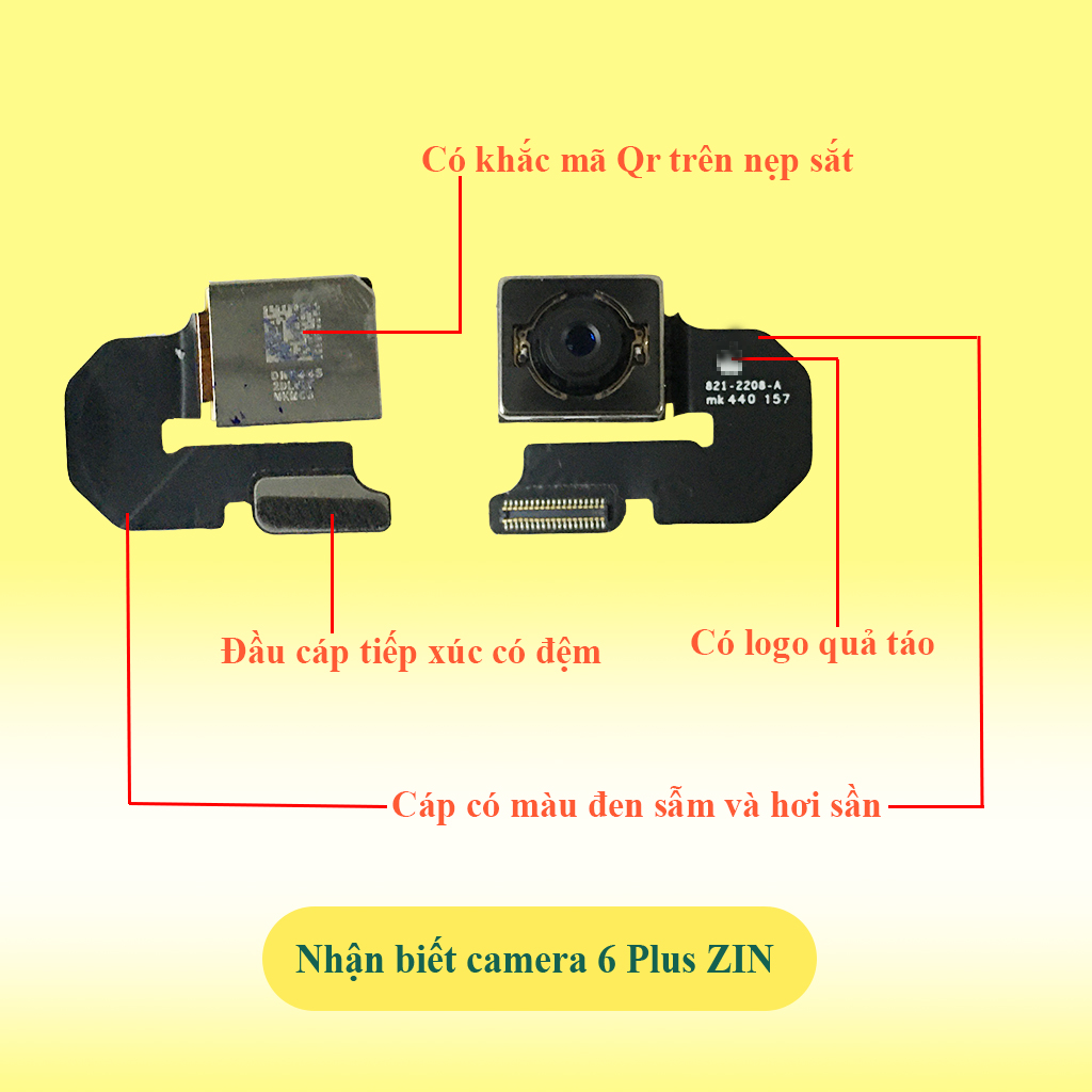Camera sau 6G/ 6S/ 6 Plus/ 6S Plus ZIN BÓC MÁY