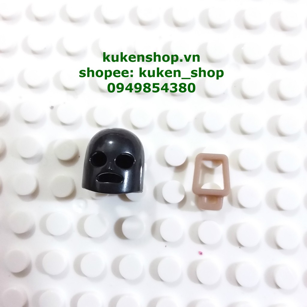 Một bộ phụ kiện mặt nạ che mặt holster như hình no.1081 - đồ chơi lắp ráp brick