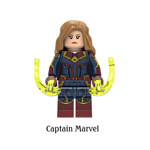 [HCM]Đồ chơi lắp ráp Mini Figure nhân vật anh hùng Captain Marvel