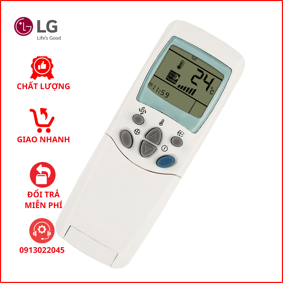 Điều khiển điều hòa 1 và 2 chiều LG (nắp mở mới)