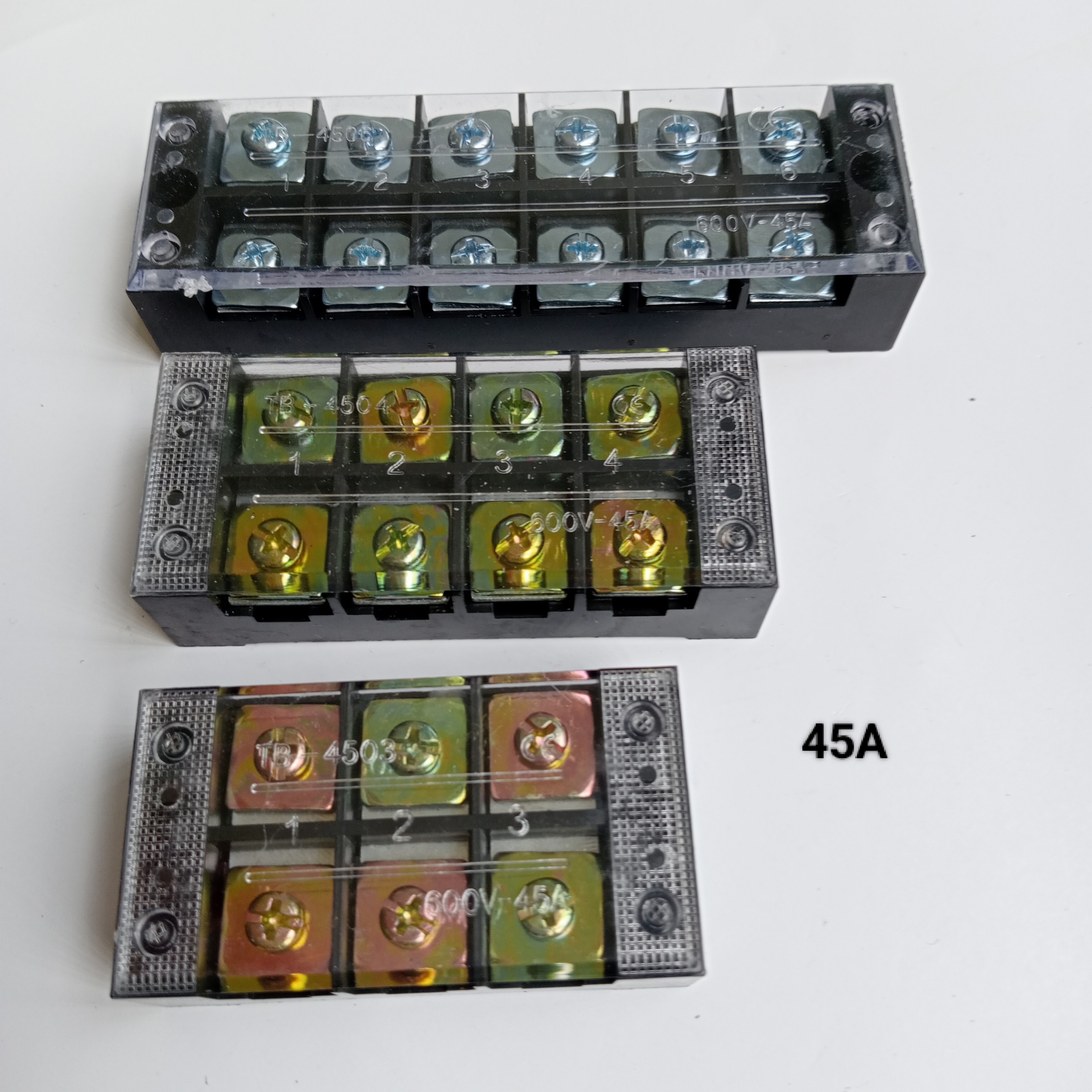 Cầu đấu điện 3P 4P 6P- 25A 45A  [ Domino, Terminal, Cút nối]