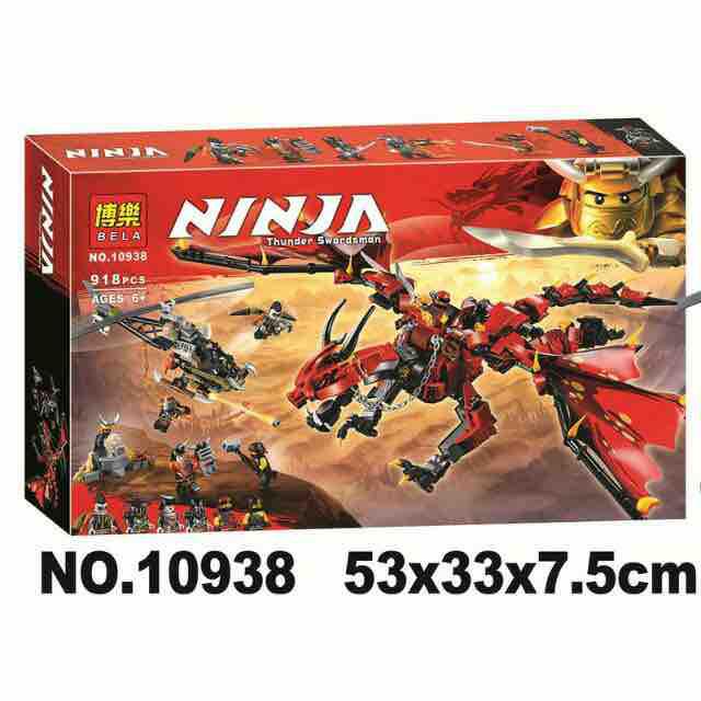 Hộp đồ chơi lắp ráp ninja - rồng first bourne 10938