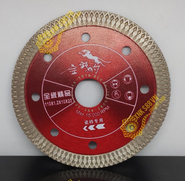 Lưỡi Cắt Đá, lưỡi cắt gạch Đa Năng Hổ 110mm (20 chiếc)