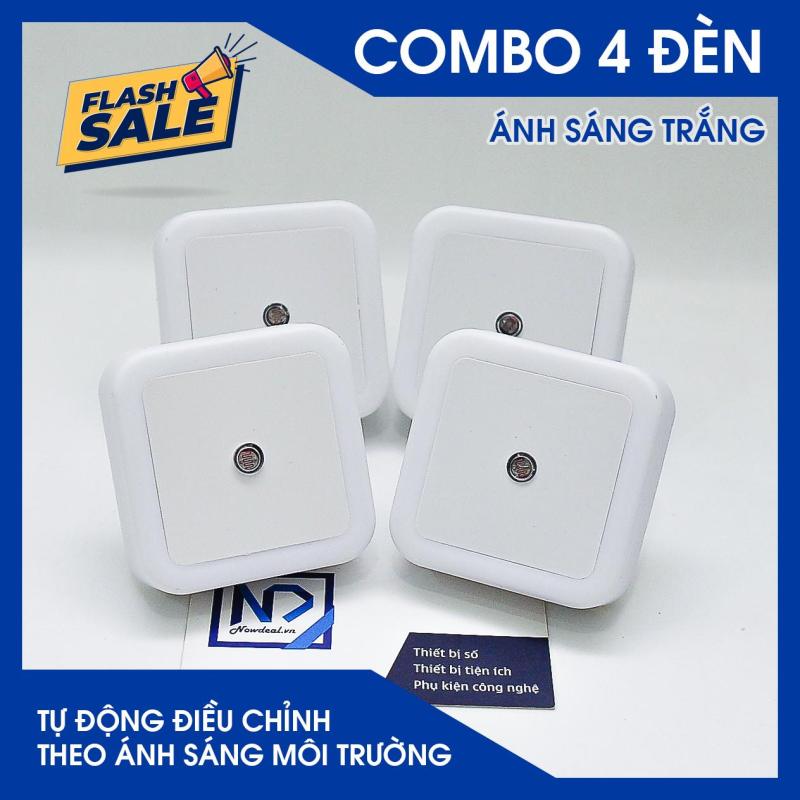 Đèn Ngủ Cảm Biến Ánh Sáng Tự Động Tắt Mở (Trắng), Siêu Tiết Kiệm Điện, Bóng Đèn Led Tuổi Thọ Cao,Siêu Bền