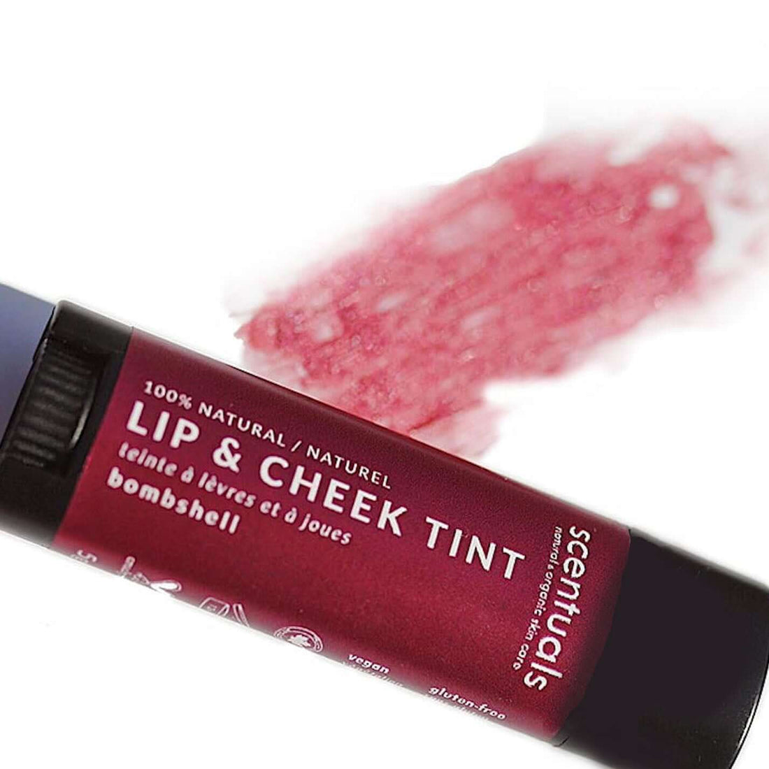 SON DƯỠNG MÔI MÀU RƯỢU ĐỎ Bombshell - Scentulas lip moisturizer/BOMBSHELL
