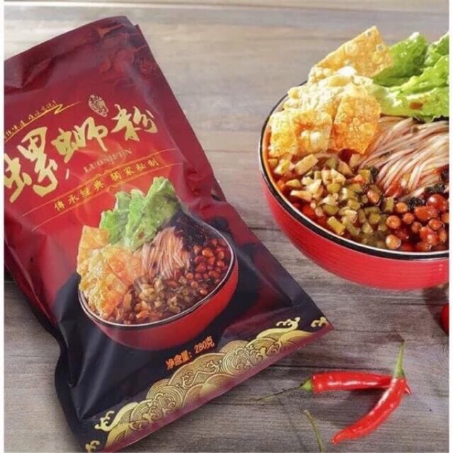 Bún Ốc Liễu Châu gói Đỏ 305gr