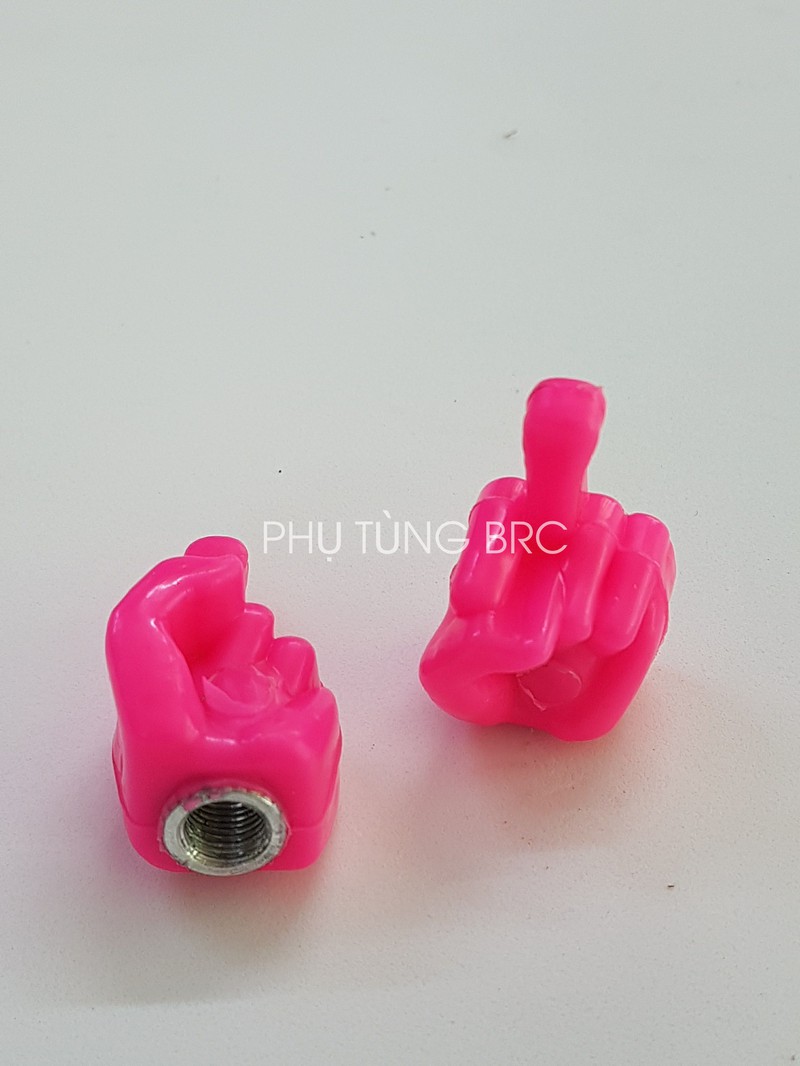 Van vòi  xe máy kiểu 1 ngón tay ( SL: 1 cặp, đủ màu cho khách chọn).