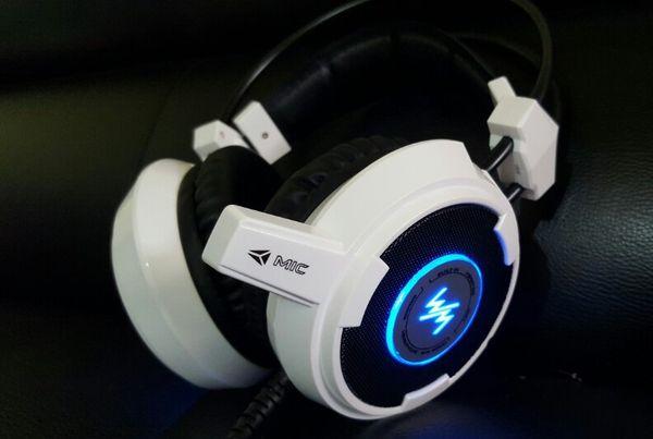 Tai nghe gaming WangMing Computer Headset WM8900L (trắng)