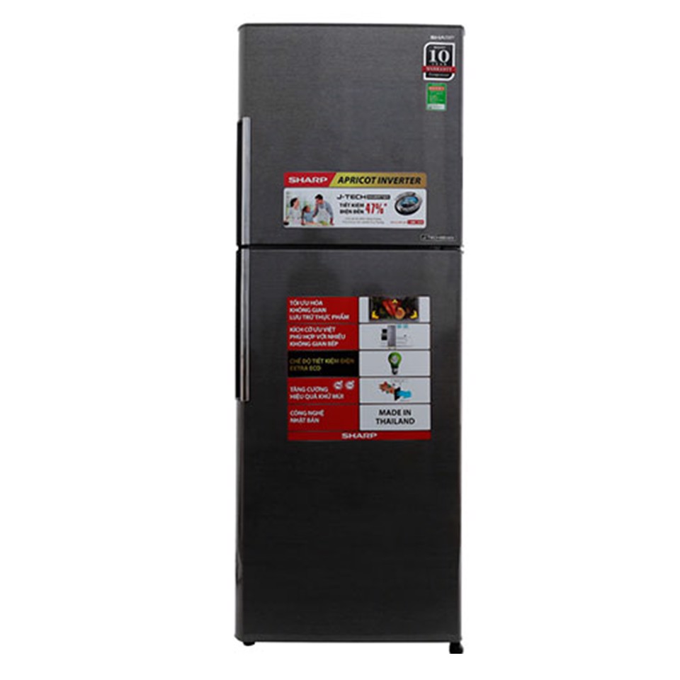 Tủ Lạnh Inverter Sharp SJ-X346E-DS (315L) - Xám Đậm