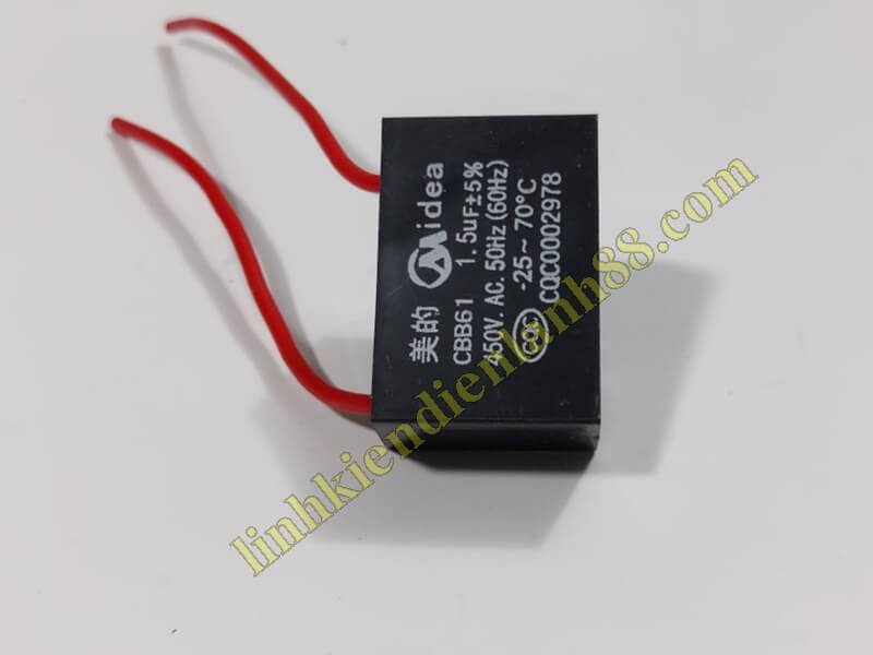 Tụ Quạt 2.5uf 450v Dây mới !