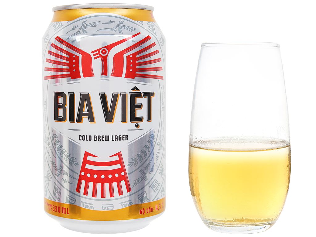THÙNG 12 LON BIA VIỆT x 330ML