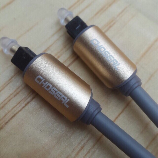 Dây cáp quang âm thanh CHOSEAL cao cấp - dây quang học audio [TUỲ CHỌN KÍCH THƯỚC]