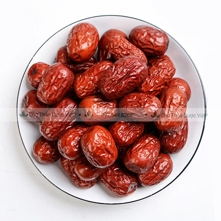 Táo đỏ Hàn Quốc 100g, trà táo đỏ Tân Cương, quả to, dày thịt, hạt nhỏ, vị ngọt, dùng ăn vặt, pha trà, hầm canh