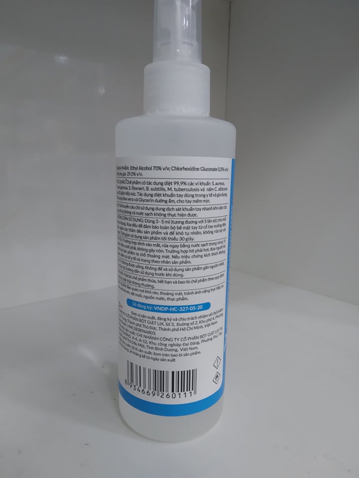 Dung dịch sát khuẩn tay nhanh On1 chai 250ml