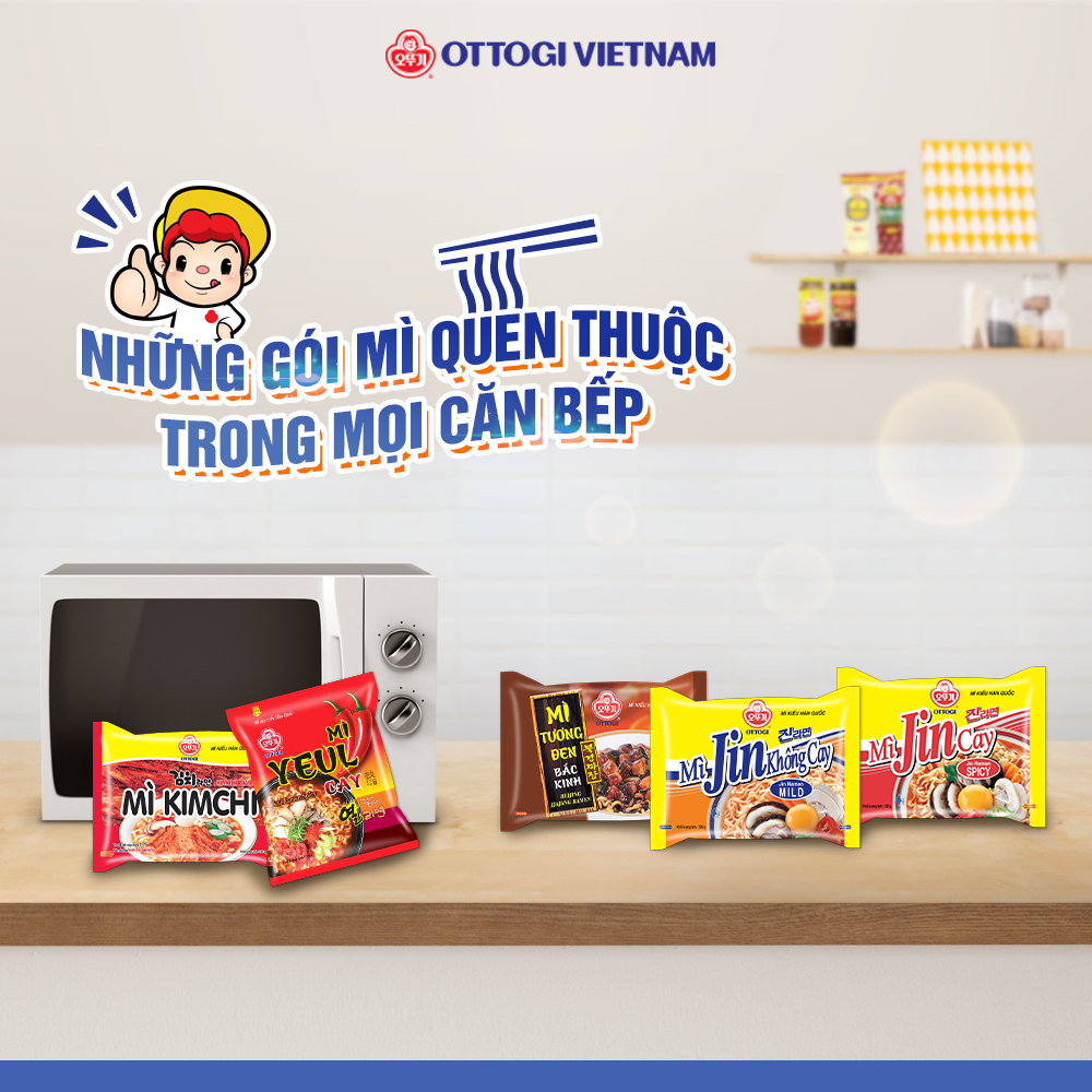 Combo 5 gói - Mì Yeul cay OTTOGI 120g