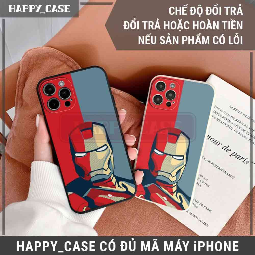 Ốp iPhone HR086 Hình Sắt Man Chống Sốc iPhone Happy Case