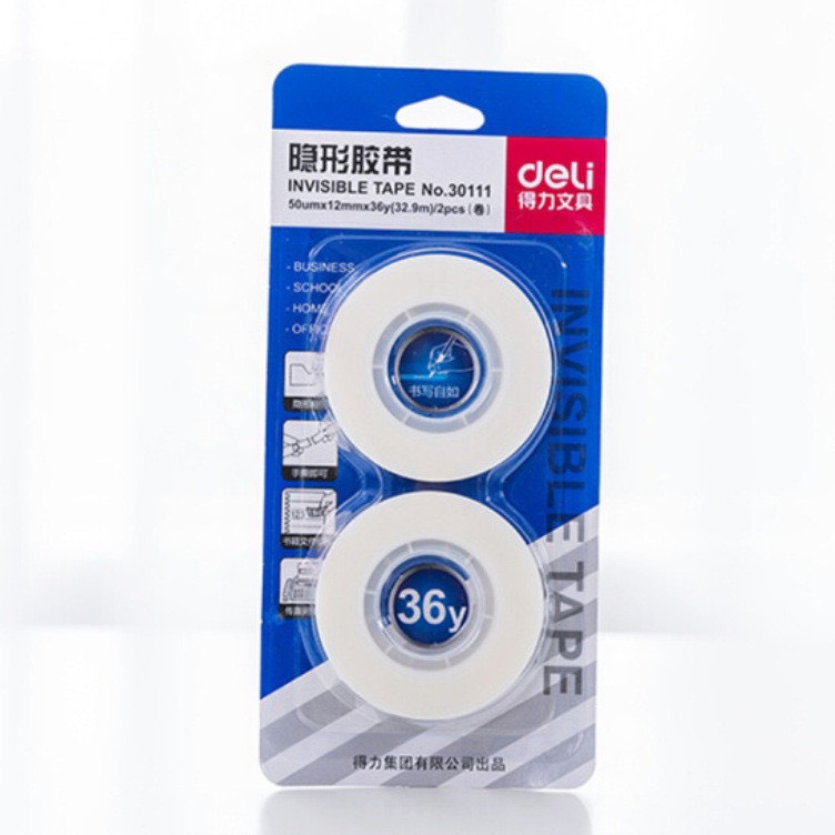 Cuộn Băng Keo Dán Cao Cấp Dán Tiền - Ghi Chú Được (Loại 1 & 2 cuộn)