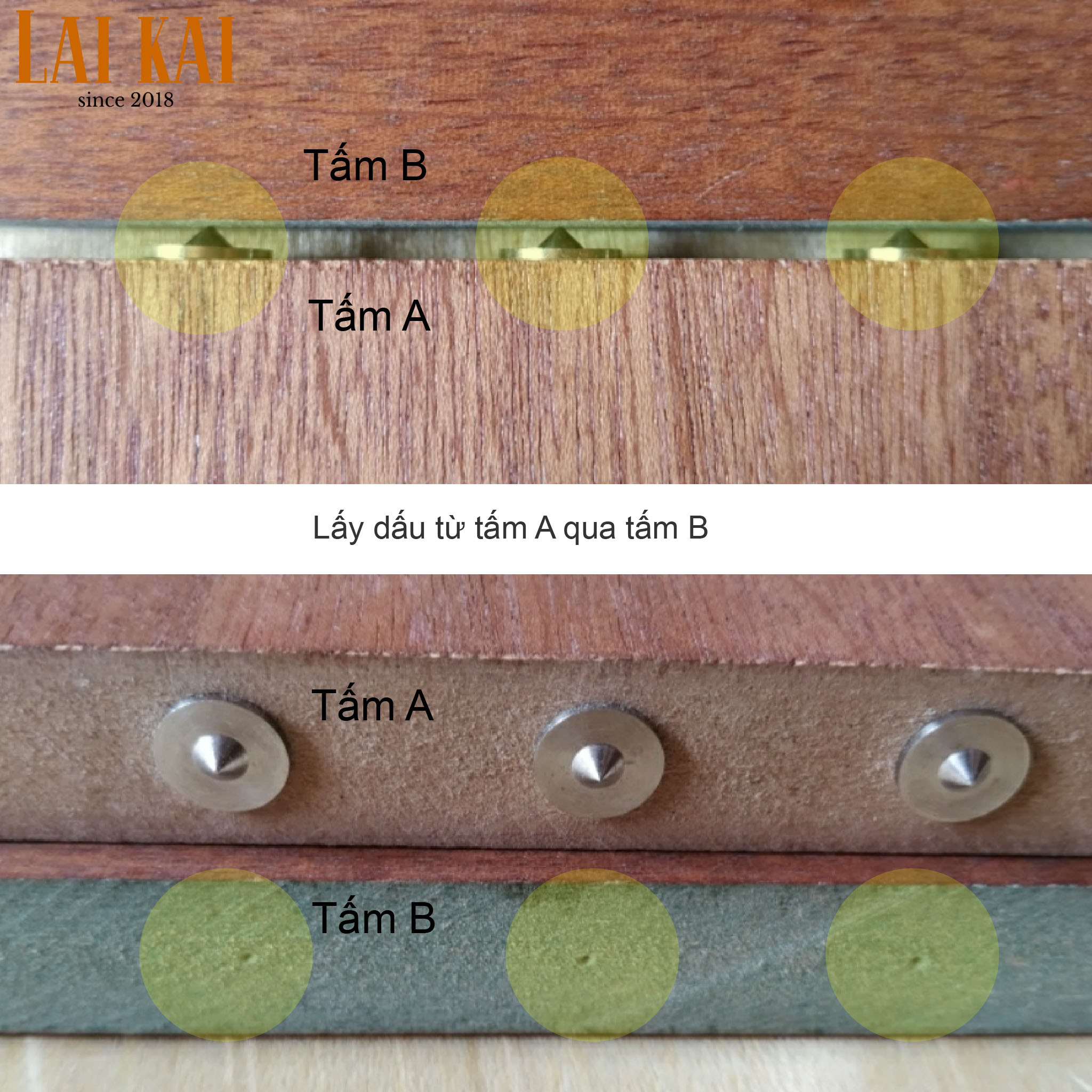 [HCM]Bộ 6 chốt định vị tâm lỗ khoan