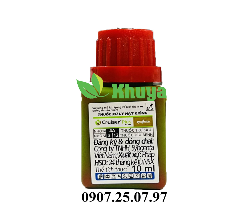 Xử lý hạt giống Cruiser plus 312.5FS 10ml trừ sâu và bệnh