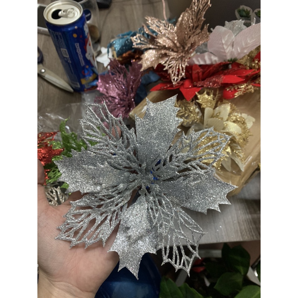 Hoa nhũ kép size to 16cm