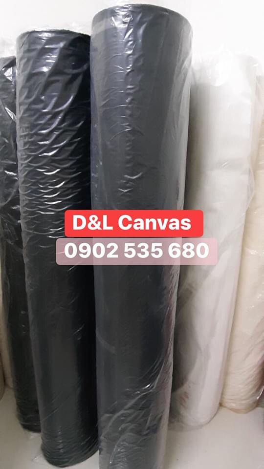 [HCM]Vải bố canvas màu đen khổ 1m6