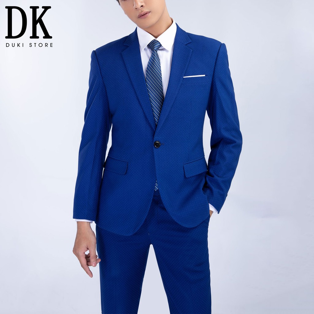 GIẢM 75% Bộ vest nam Hàn Quốc 1 cúc đẹp giá siêu rẻ - DUKI STORE