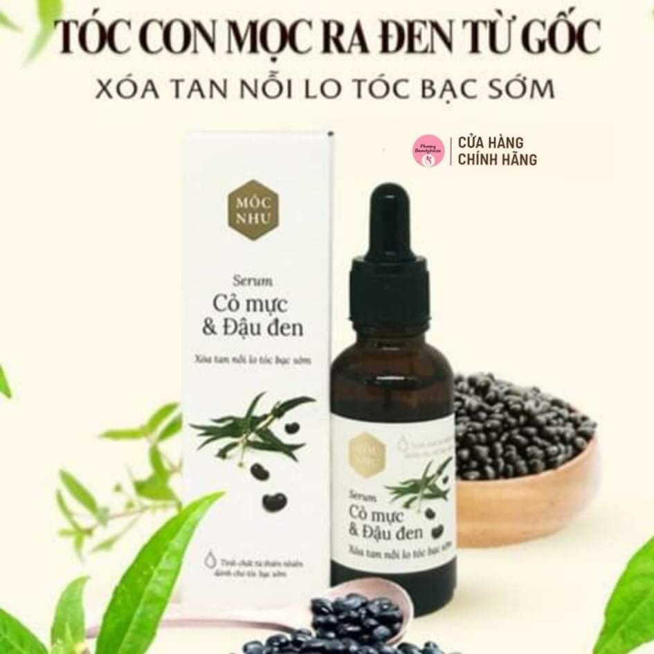 [HCM]Serum Cỏ Mực và Đậu đen Mộc Nhu (30ml)