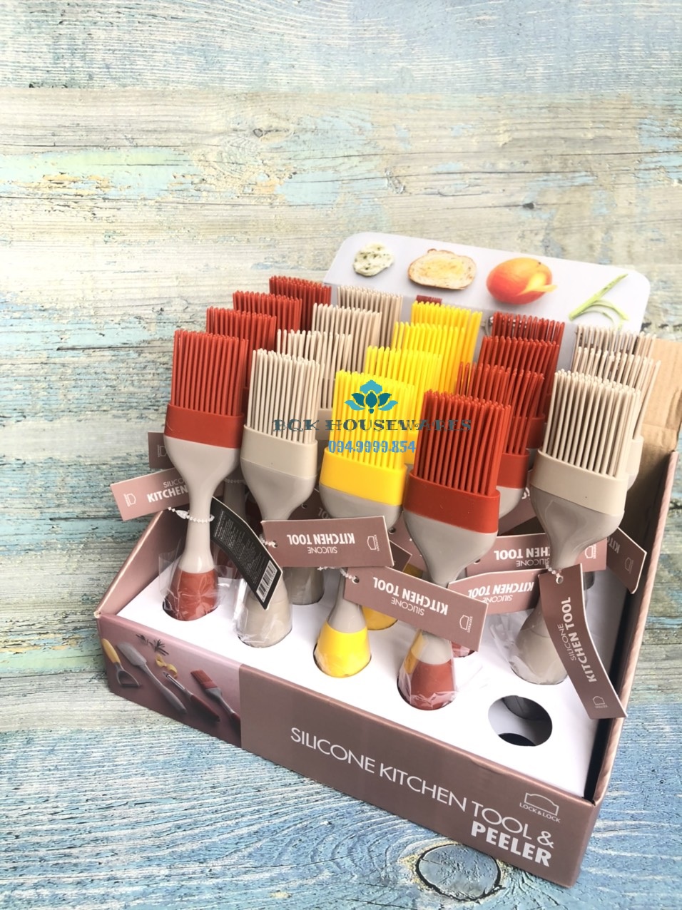 [Hcm]Silicone Lock&Lock Oil Brush Lol126