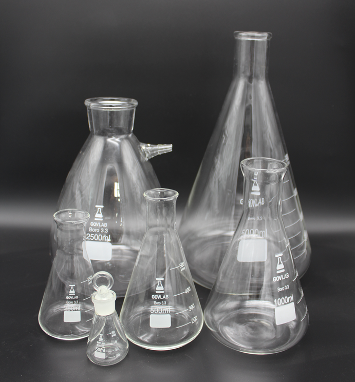 Bình tam giác có nút 50ml Châu Giang