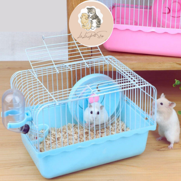 Lồng nuôi hamster mini đầy đủ phụ kiện - Phụ kiện cho chuột hamster