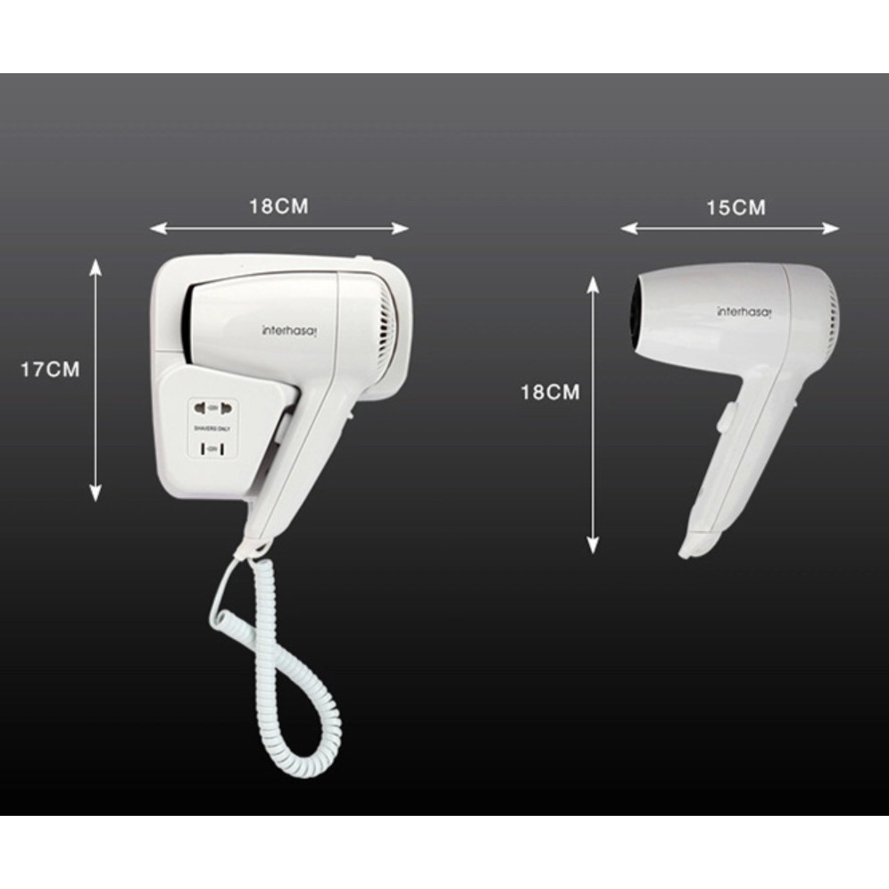 Máy sấy tóc treo tường Interhasa