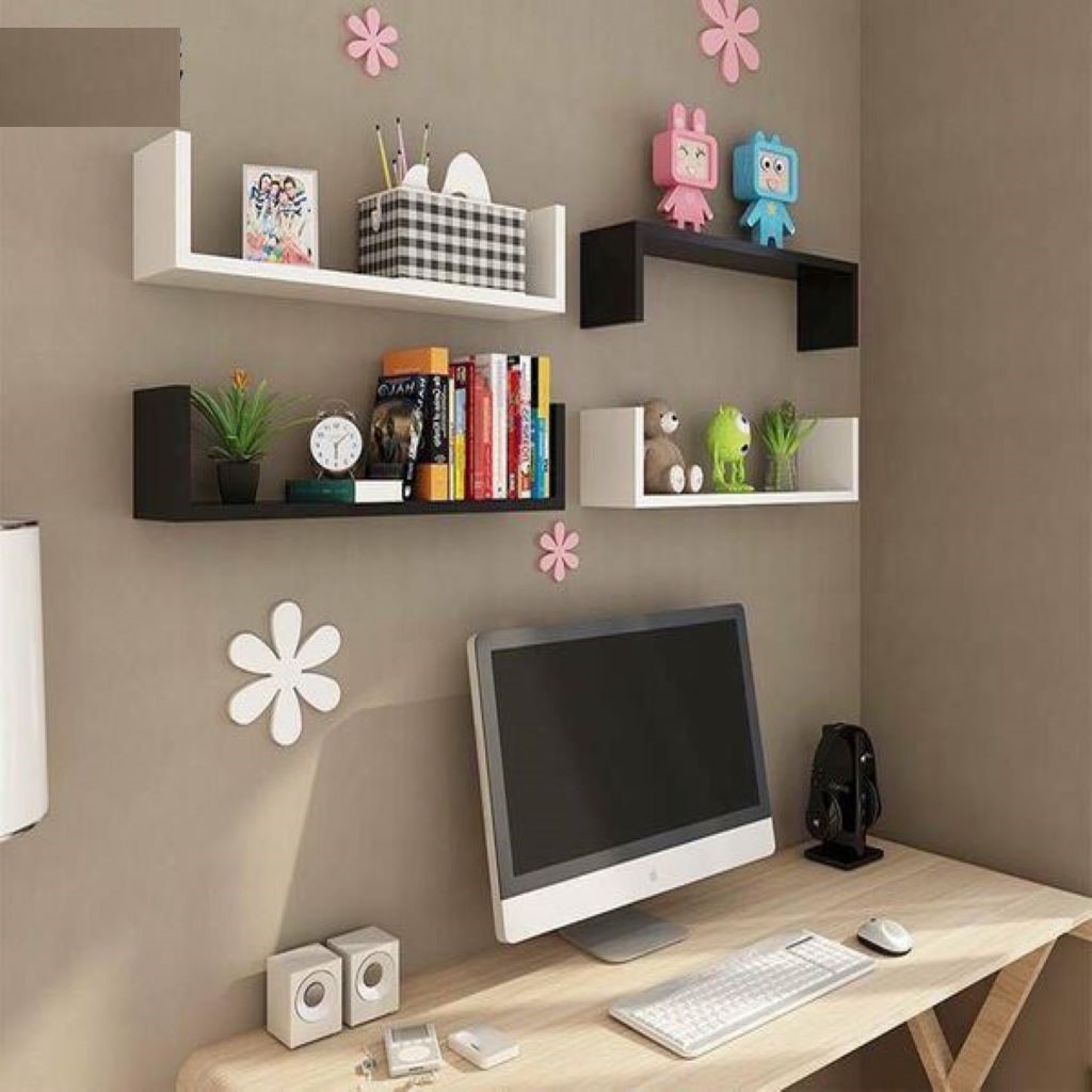 kệ trang trí treo tường 1 thanh chữ U 60 cm- Giá xưởng